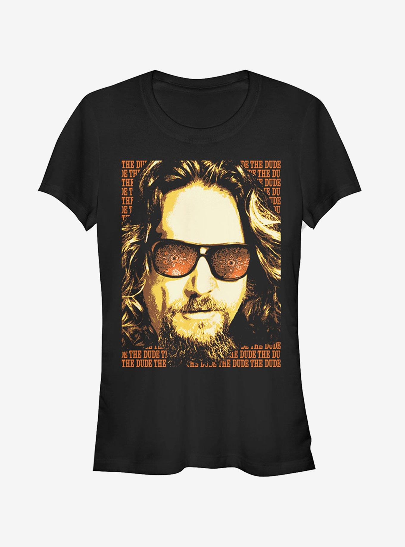 The Dude Text Poster Girls T-Shirt, BLACK, hi-res