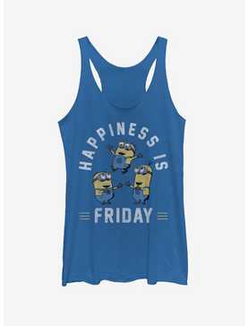 Minion Happiness is Friday Girls Tank, , hi-res