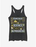 Minions Science in Progress Girls Tank, BLK HTR, hi-res