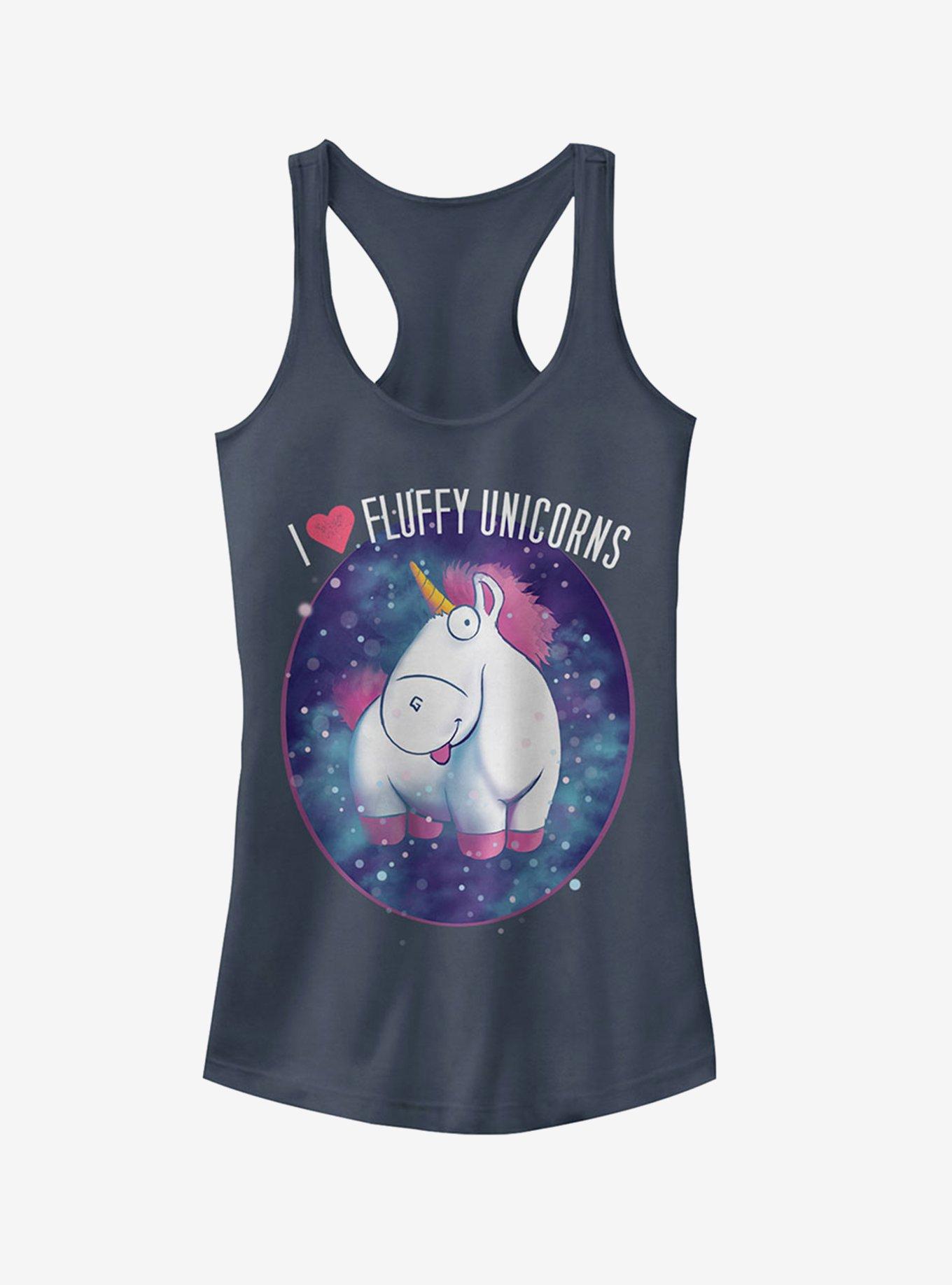 Love Fluffy Unicorns Girls Tank, , hi-res