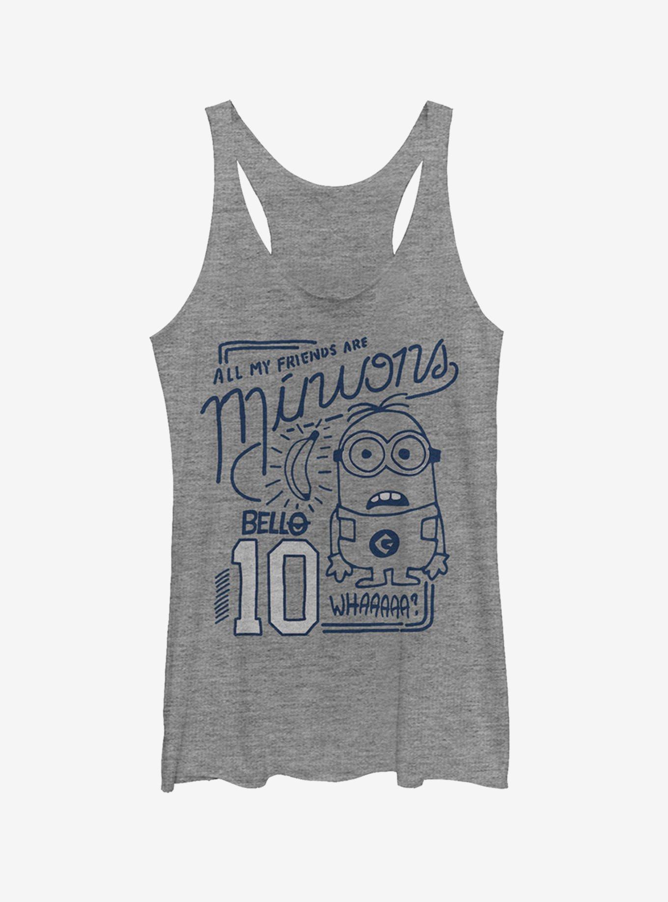 My Friends Are Minions Girls Tank, RED HTR, hi-res