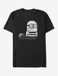Minion Grumpy Prisoner T-Shirt, BLACK, hi-res