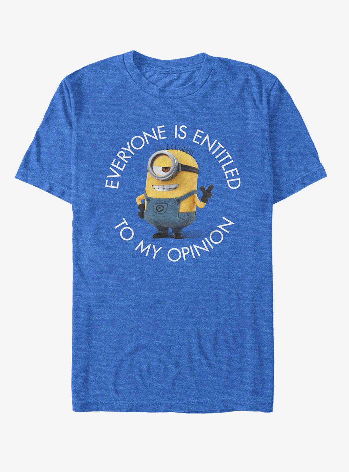 Minion My Opinion T-Shirt, , hi-res