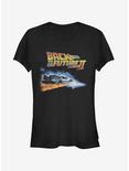 Part 2 Electric DeLorean Girls T-Shirt, BLACK, hi-res