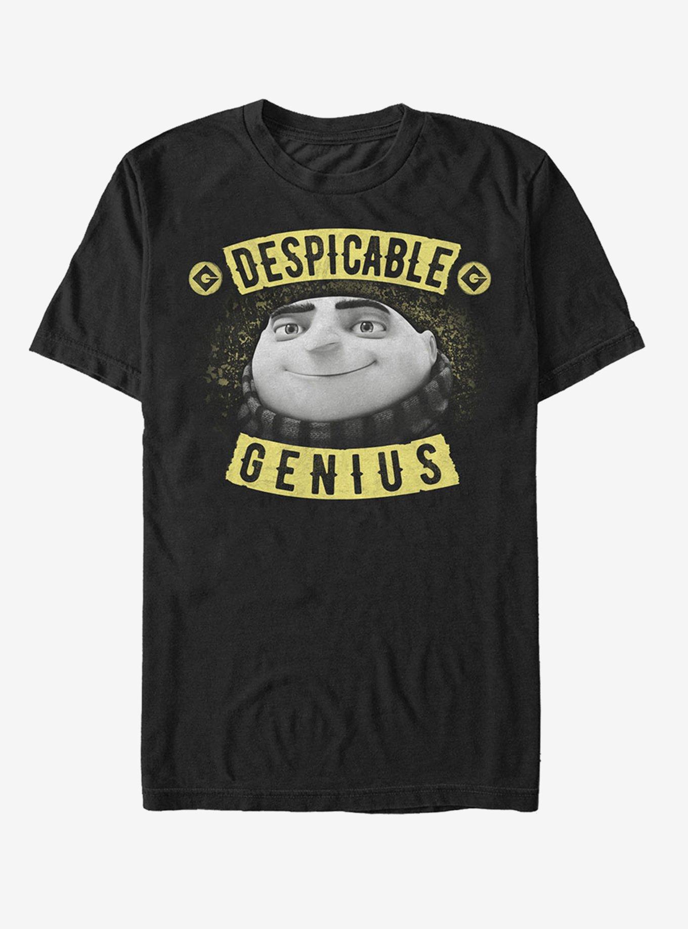 Evil Genius Gru Banner T-Shirt, BLACK, hi-res