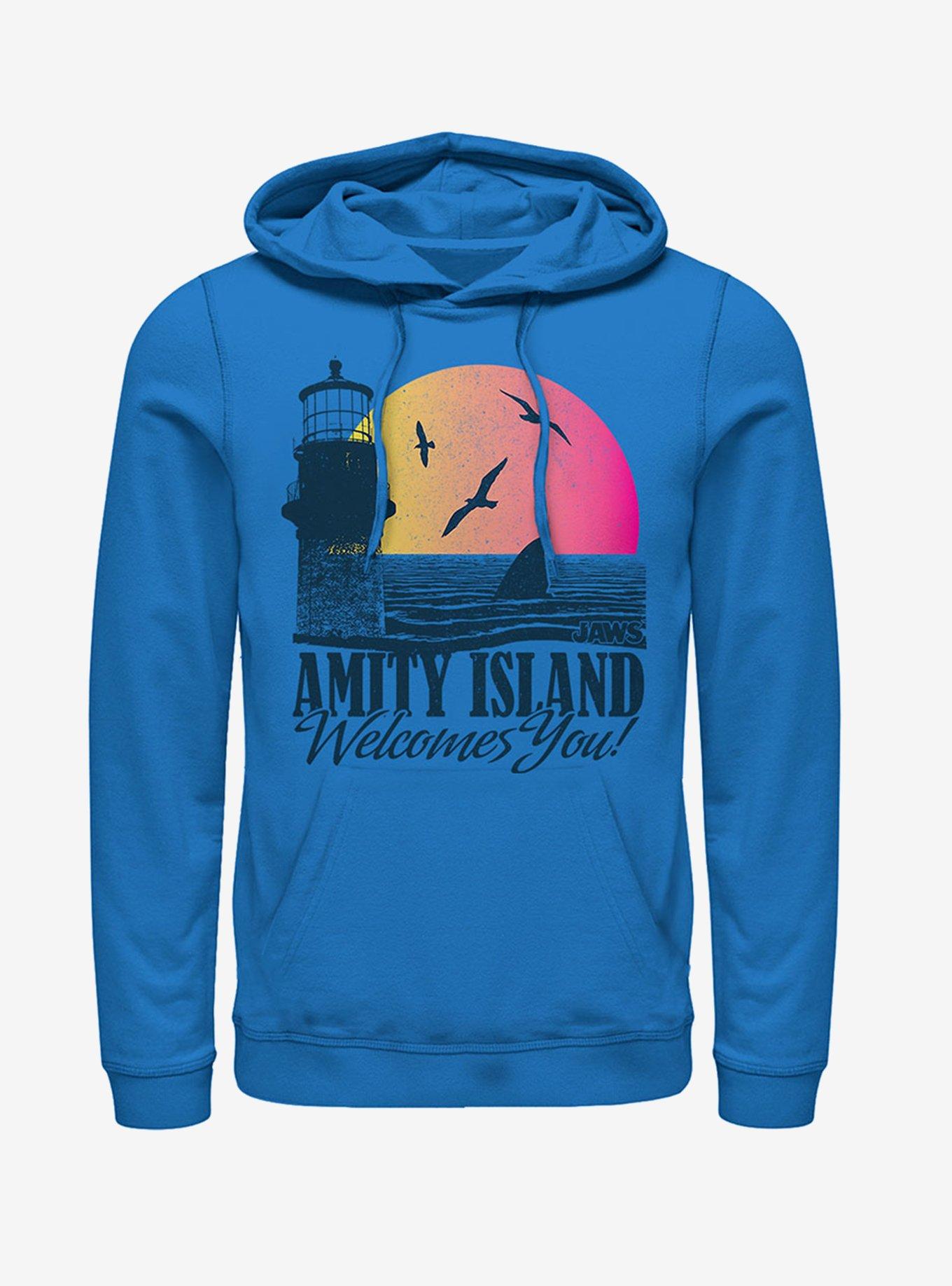 Amity Island Tourist Welcome Hoodie, ROYAL, hi-res