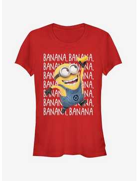 Minions Banana Repeat Girls T-Shirt, , hi-res