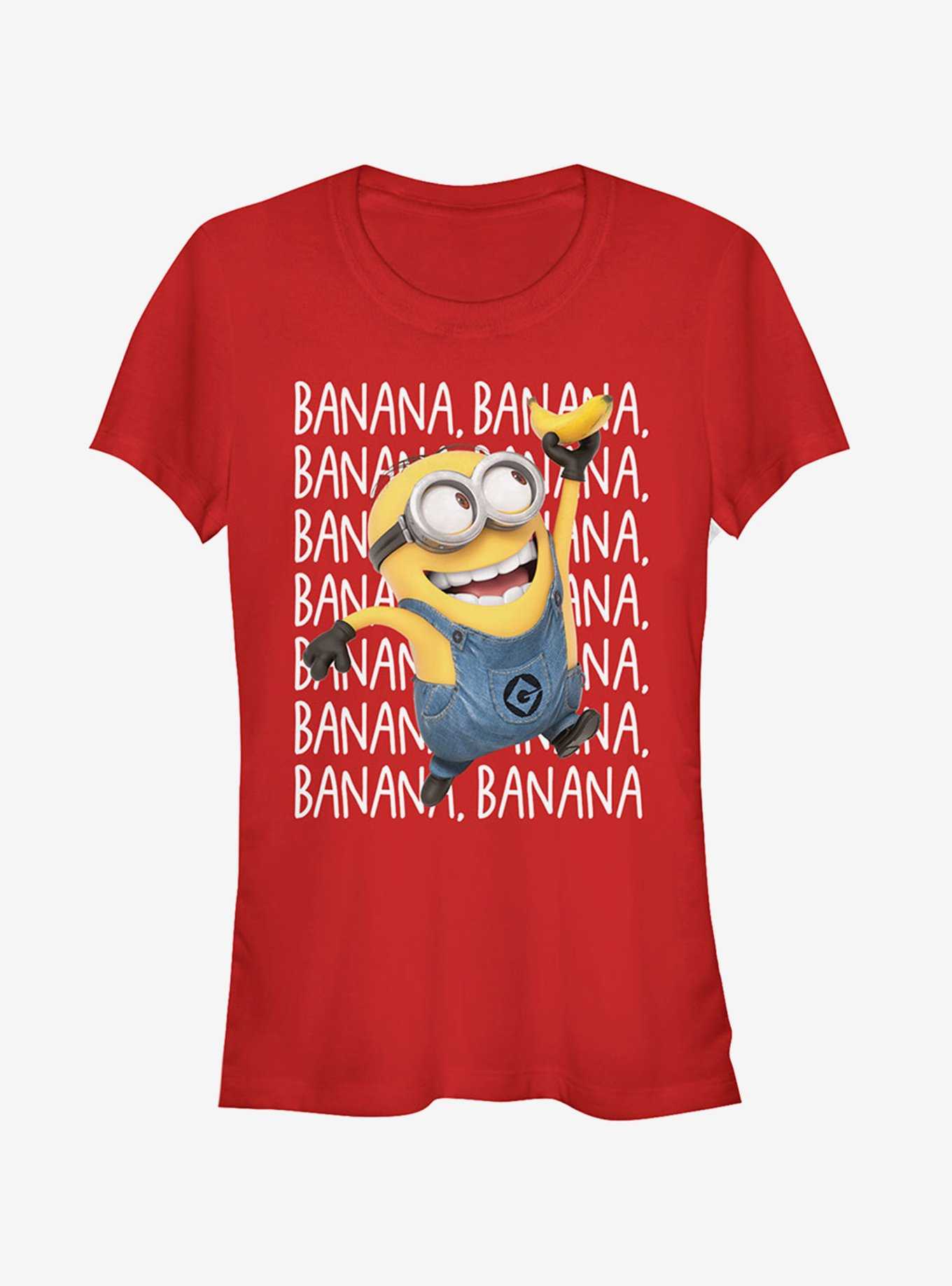 Minions Banana Repeat Girls T-Shirt, , hi-res