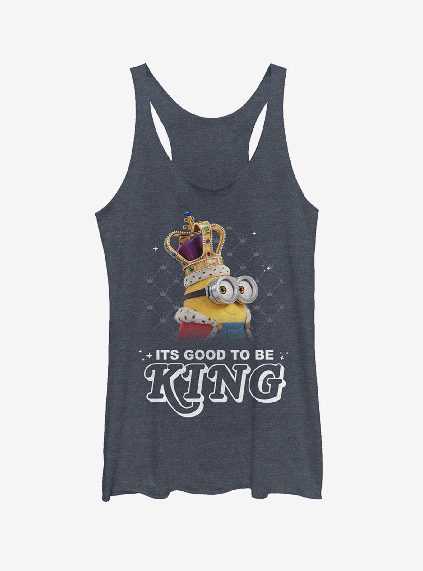 Minion Good to Be King Girls Tank, , hi-res
