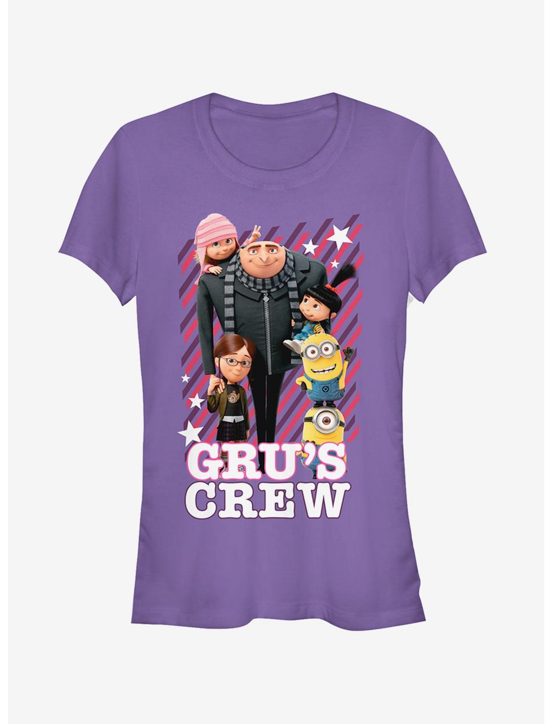 Gru's Crew Streaks Girls T-Shirt, PURPLE, hi-res