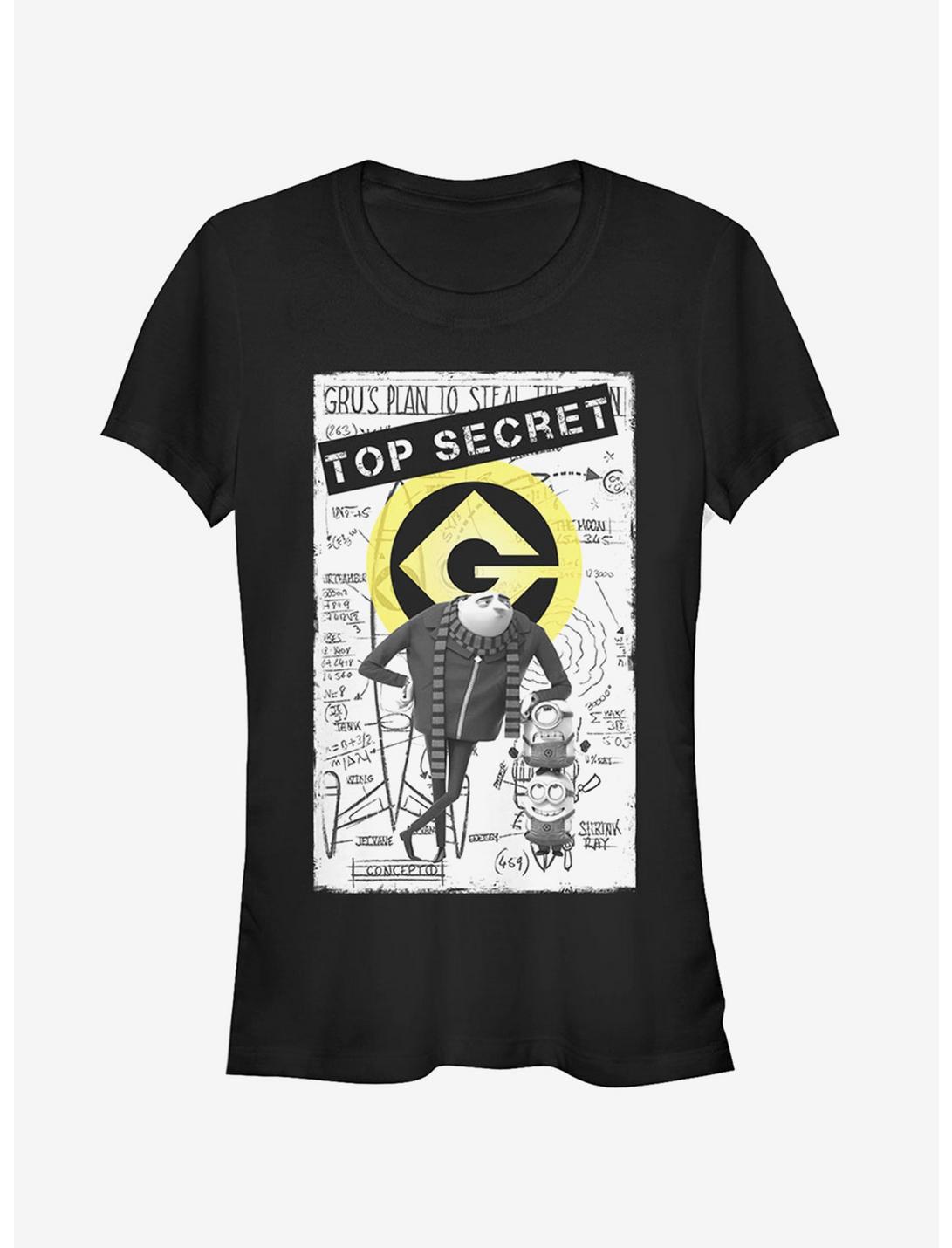 Top Secret Girls T-Shirt, BLACK, hi-res