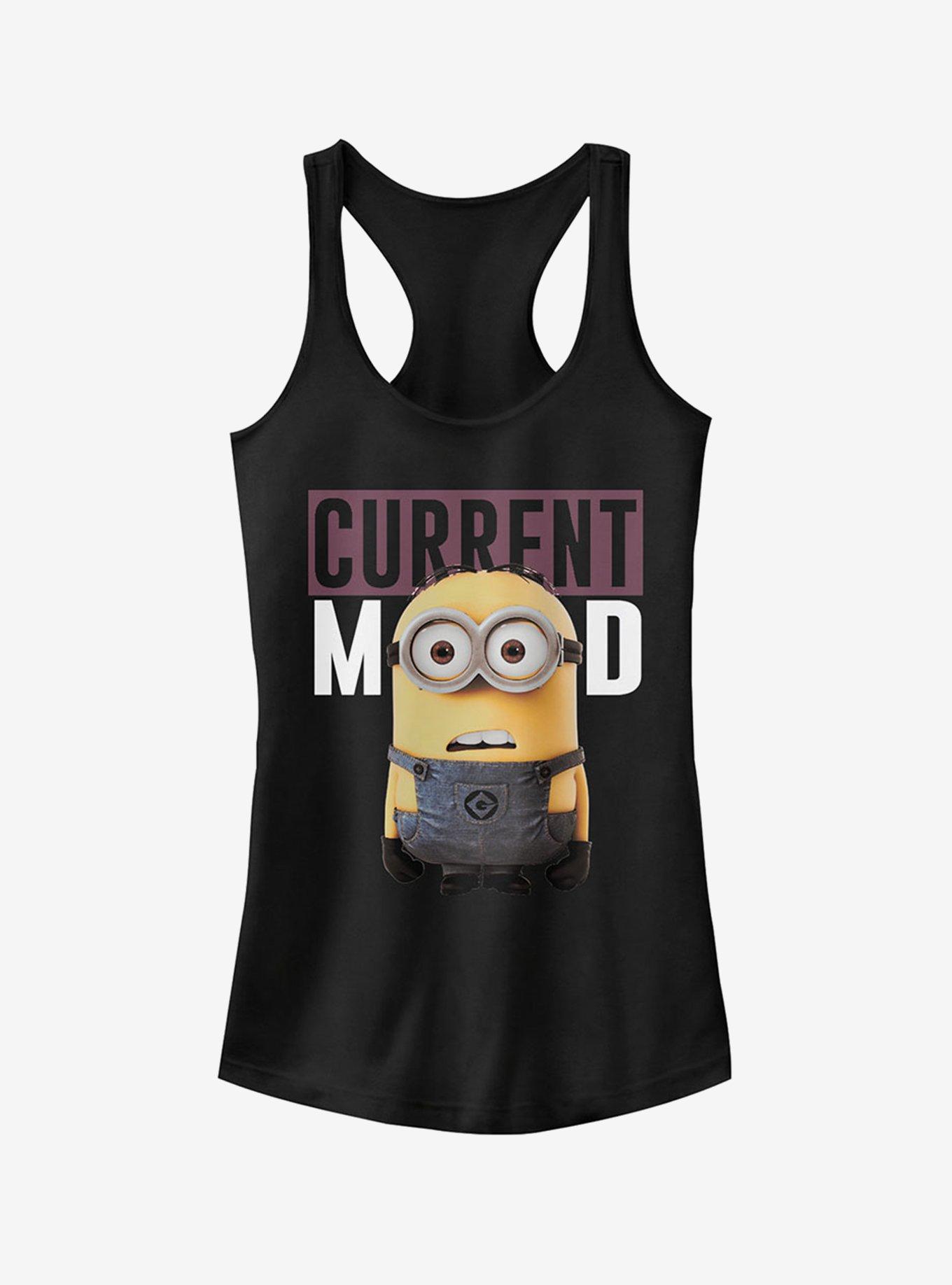 Minions Current Mood Girls Tank, BLACK, hi-res