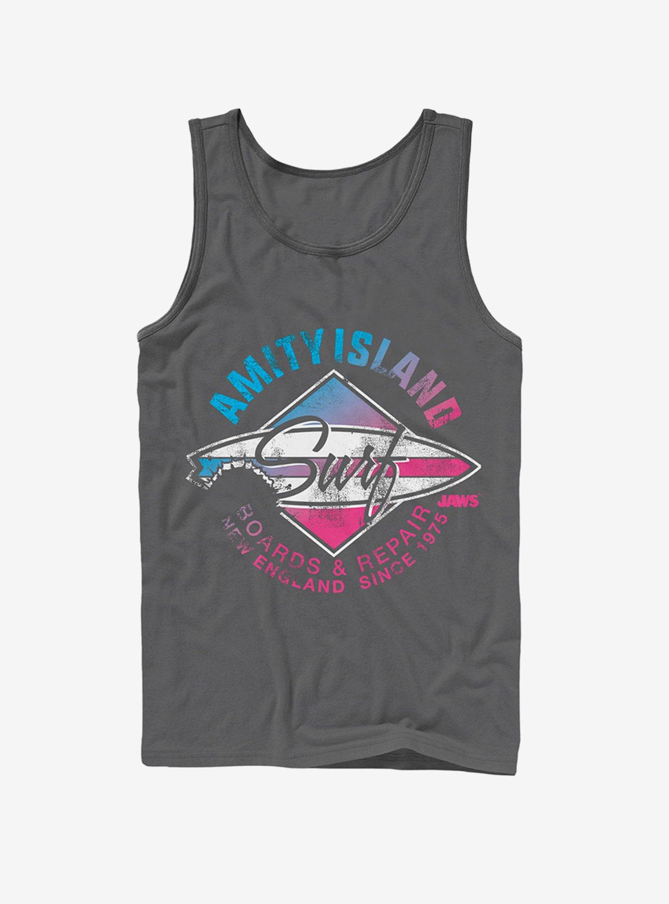 Amity Island Surfboard Repair Tank, CHARCOAL, hi-res