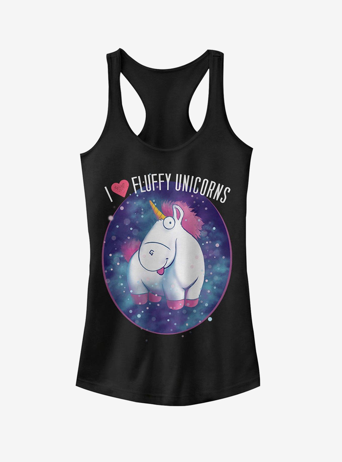 Love Fluffy Unicorns Girls Tank, , hi-res