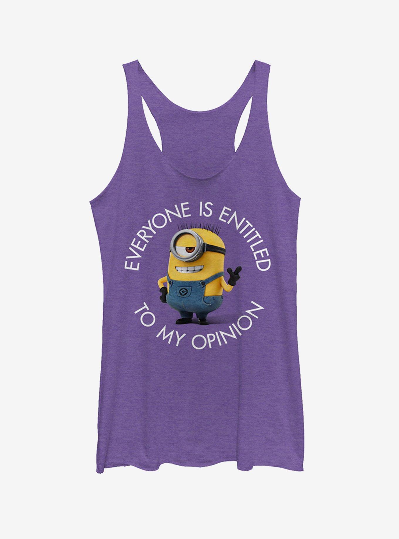 Minion My Opinion Girls Tank, , hi-res