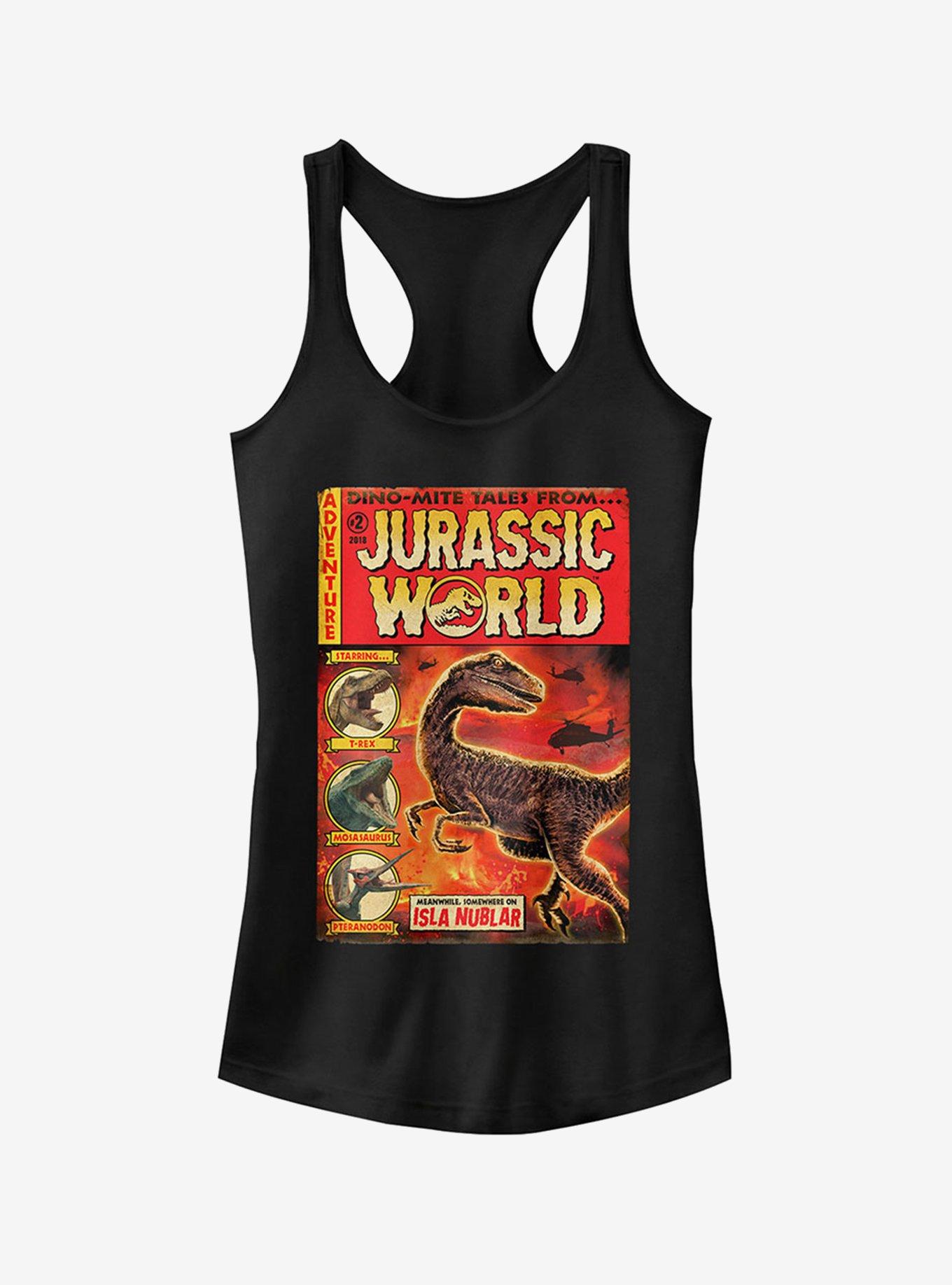 Jurassic World Fallen Kingdom Dino-Mite Tales Girls Tank, BLACK, hi-res