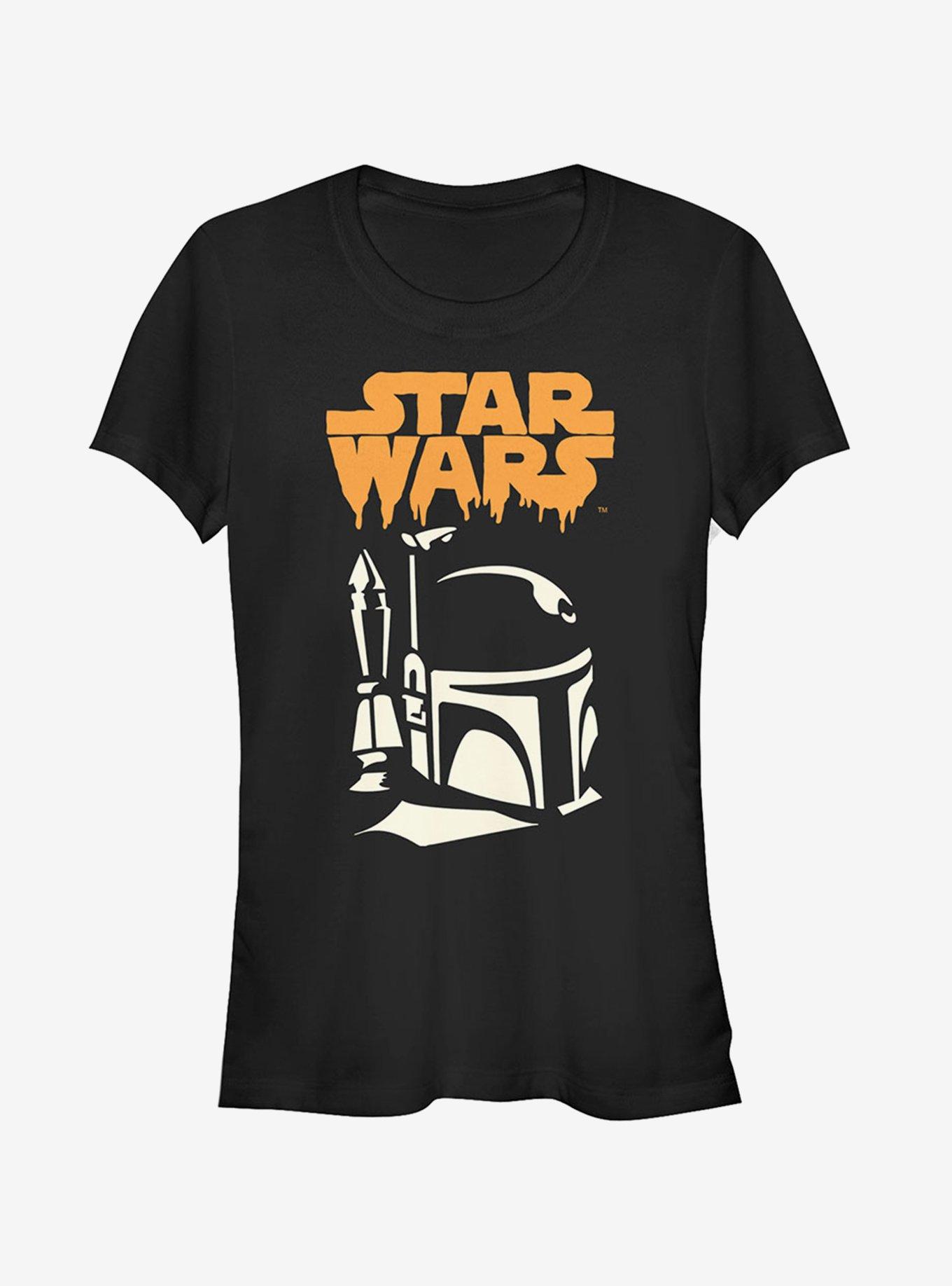 Halloween Spooky Boba Fett Girls T-Shirt, , hi-res