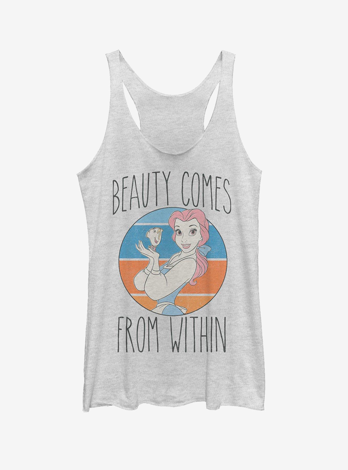 Disney Chip and Belle Girls Tank, WHITE HTR, hi-res