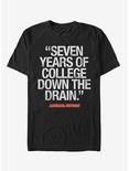 Bluto 7 Years of College T-Shirt, BLACK, hi-res