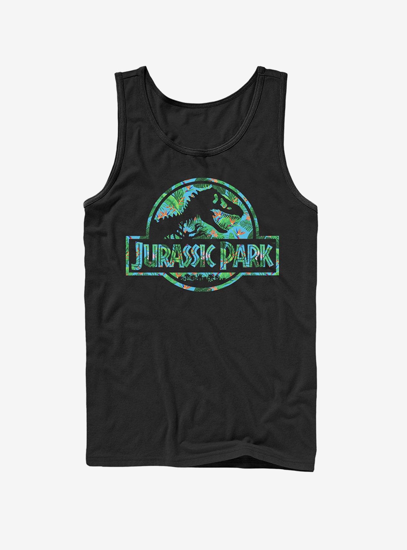 Floral T Rex Logo Tank, , hi-res