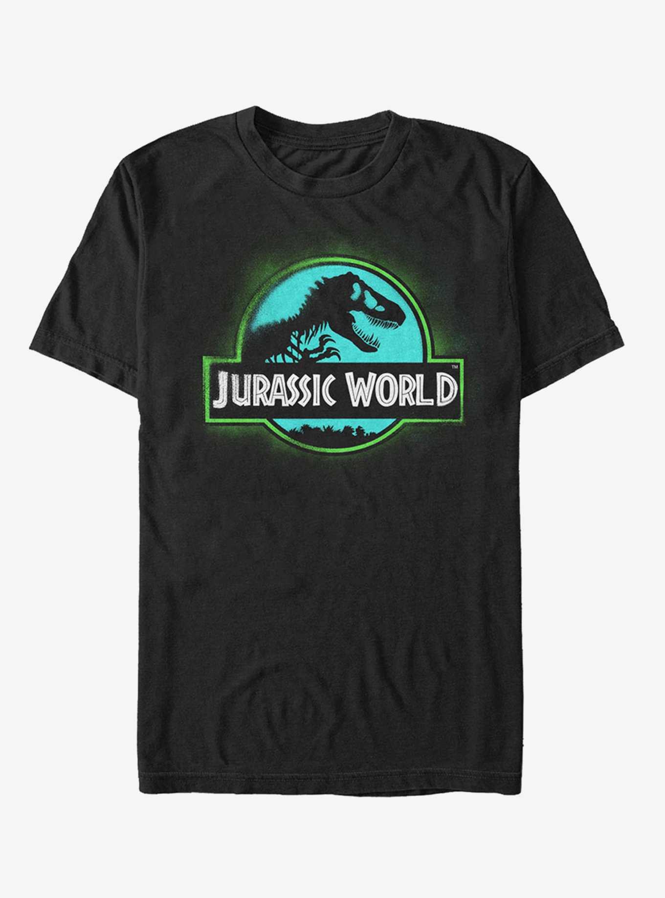 Jurassic World Fallen Kingdom T. Rex Spray Paint Logo T-Shirt, , hi-res