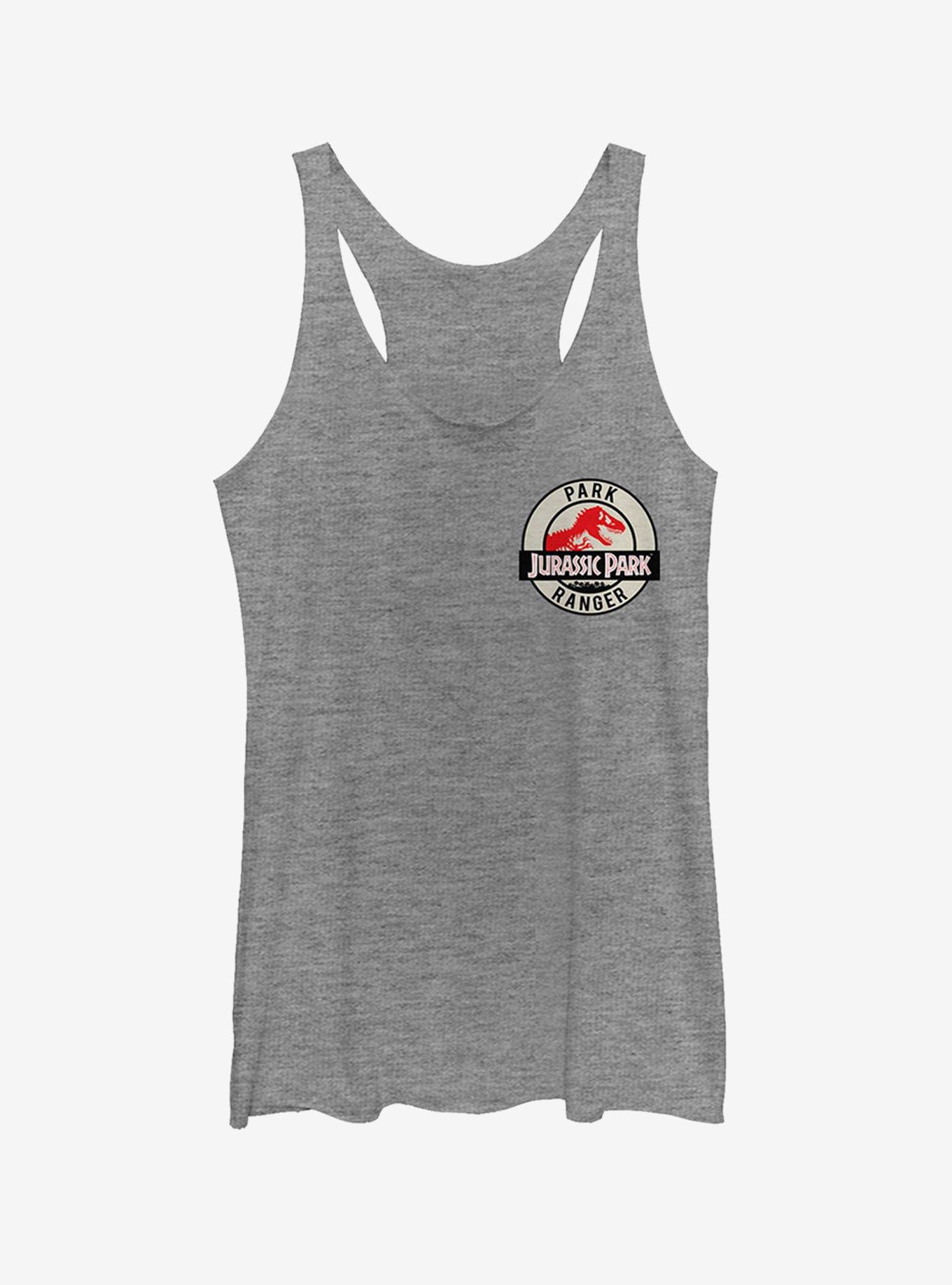 Ranger Cream Logo Badge Girls Tank, GRAY HTR, hi-res