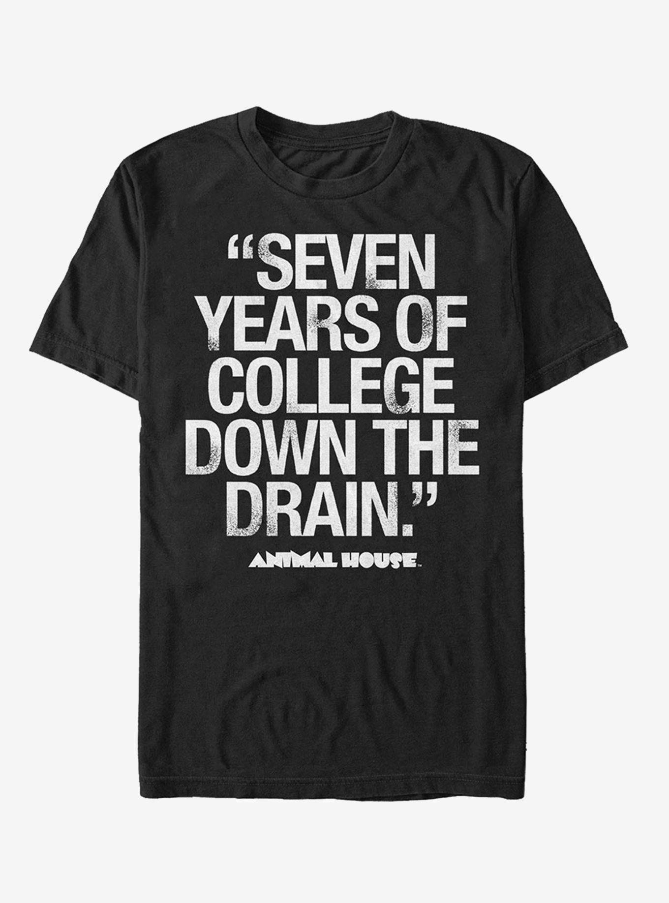 Bluto 7 Years Quote T-Shirt, BLACK, hi-res