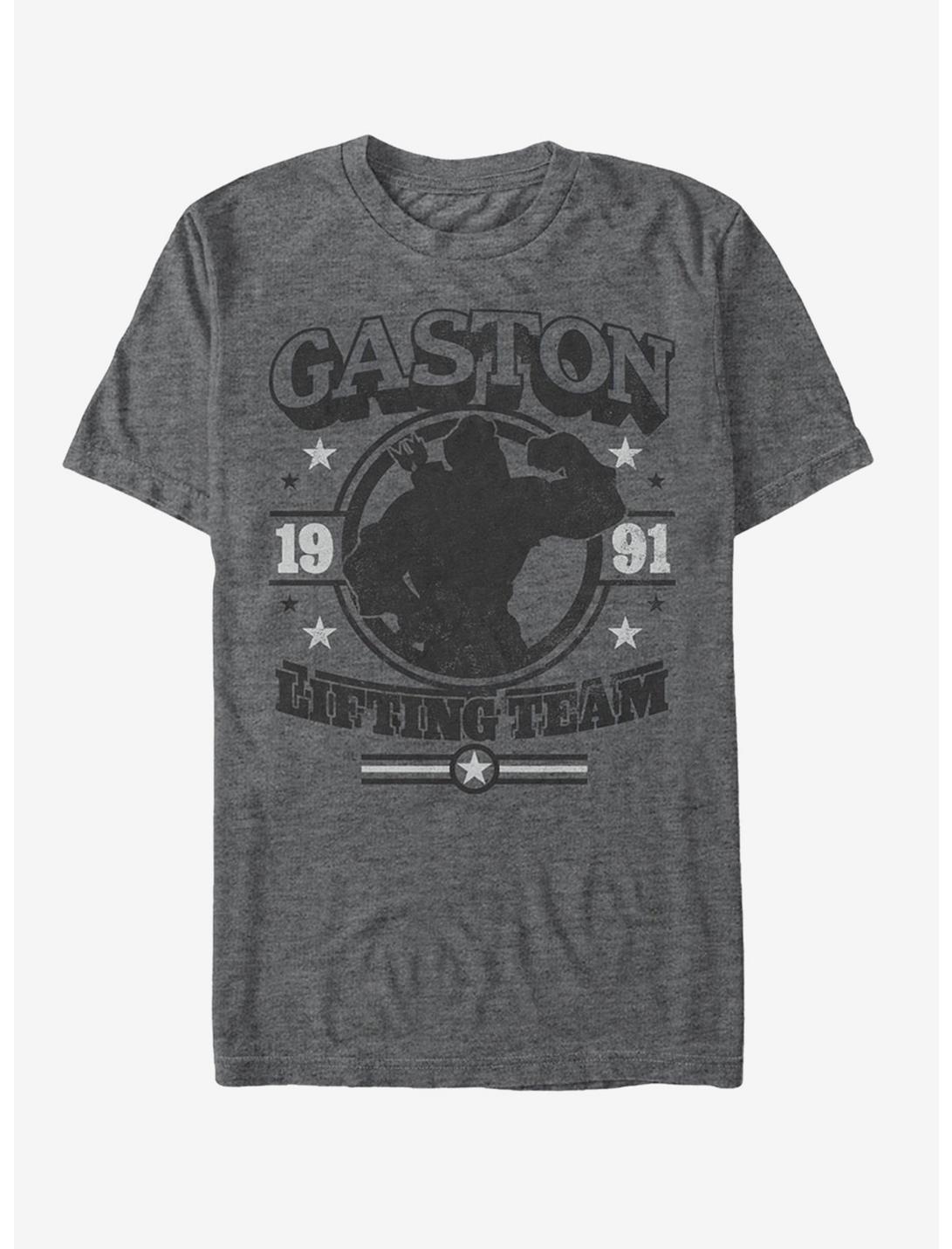 Disney Gaston Lifting Team T-Shirt, CHAR HTR, hi-res