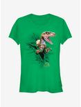 Velociraptor Tear Girls T-Shirt, KELLY, hi-res