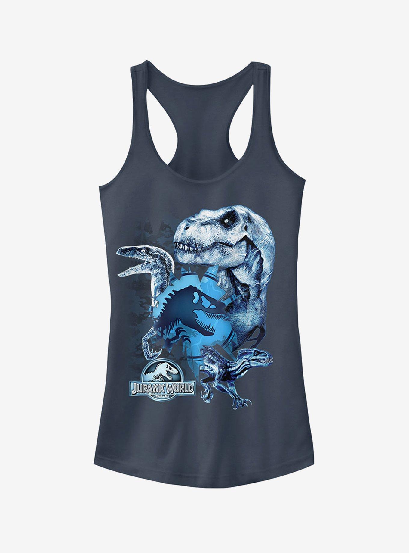 Jurassic World Fallen Kingdom Dinosaur Frost Girls Tank, INDIGO, hi-res