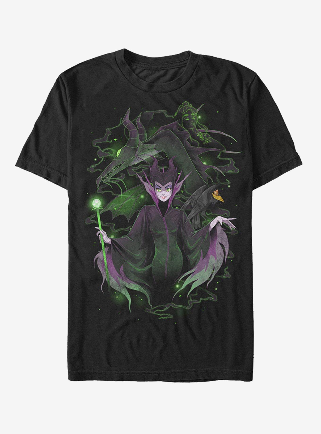 Disney Artistic Maleficent T-Shirt, BLACK, hi-res