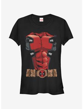 Marvel Halloween Deadpool Costume Girls T-Shirt, BLACK, hi-res