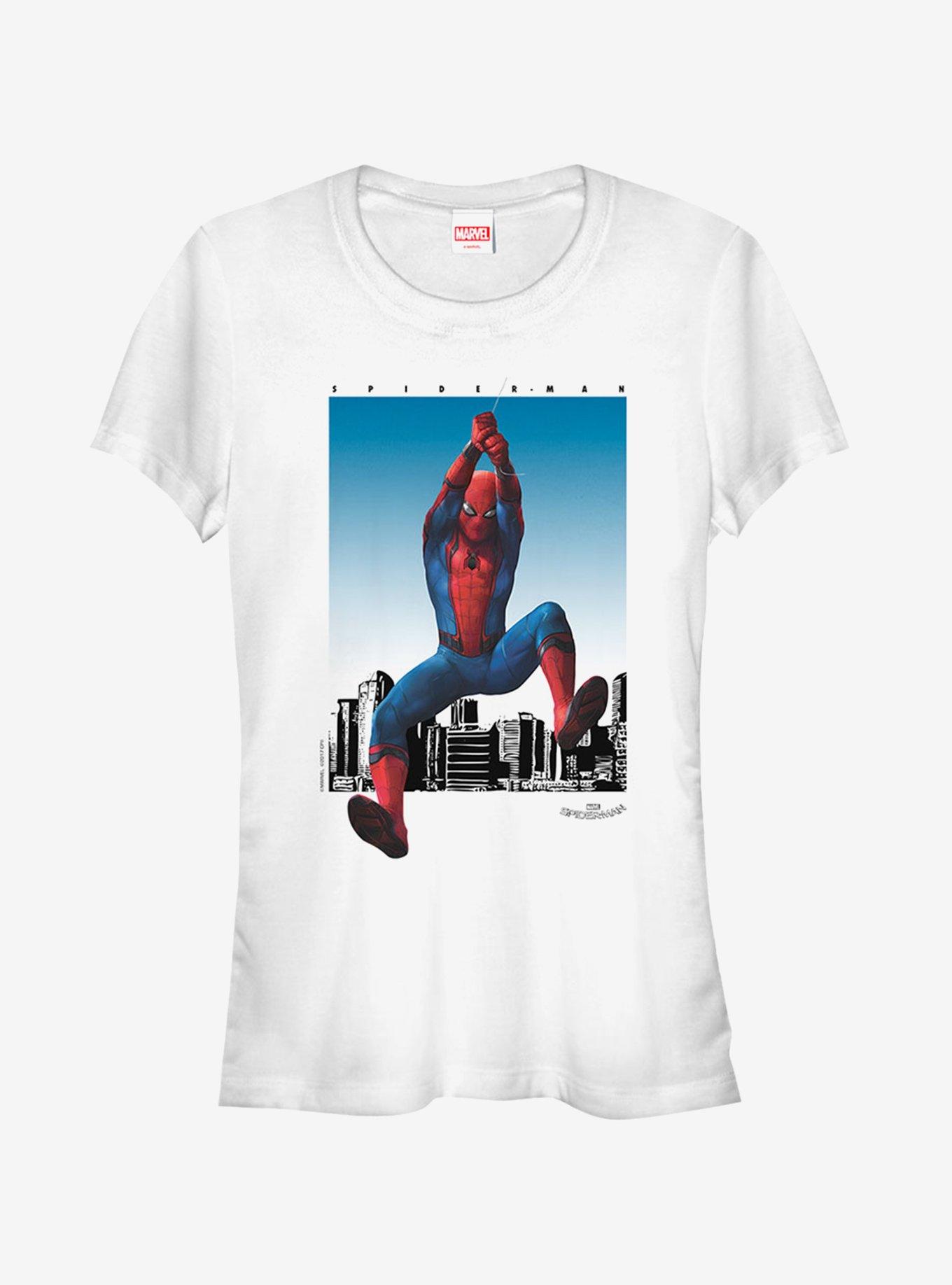 Marvel Spider-Man Homecoming Cityscape Girls T-Shirt, , hi-res