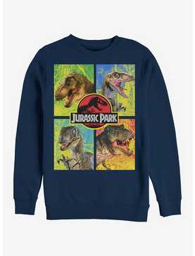 T. Rex and Velociraptor Sweatshirt, , hi-res