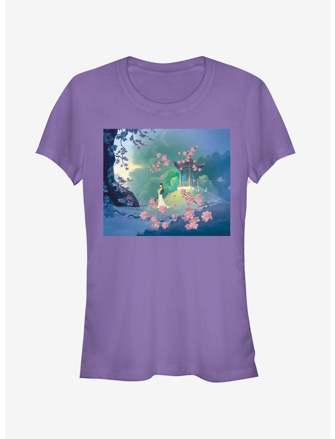 Disney Blossom Scene Girls T-Shirt, PURPLE, hi-res