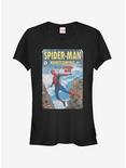 Marvel Spider-Man Homecoming Comic Book Girls T-Shirt, BLACK, hi-res