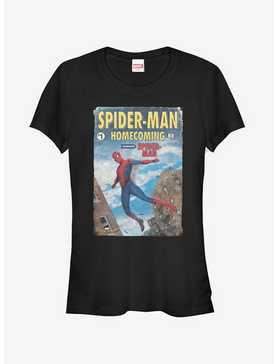 Marvel Spider-Man Homecoming Comic Book Girls T-Shirt, , hi-res