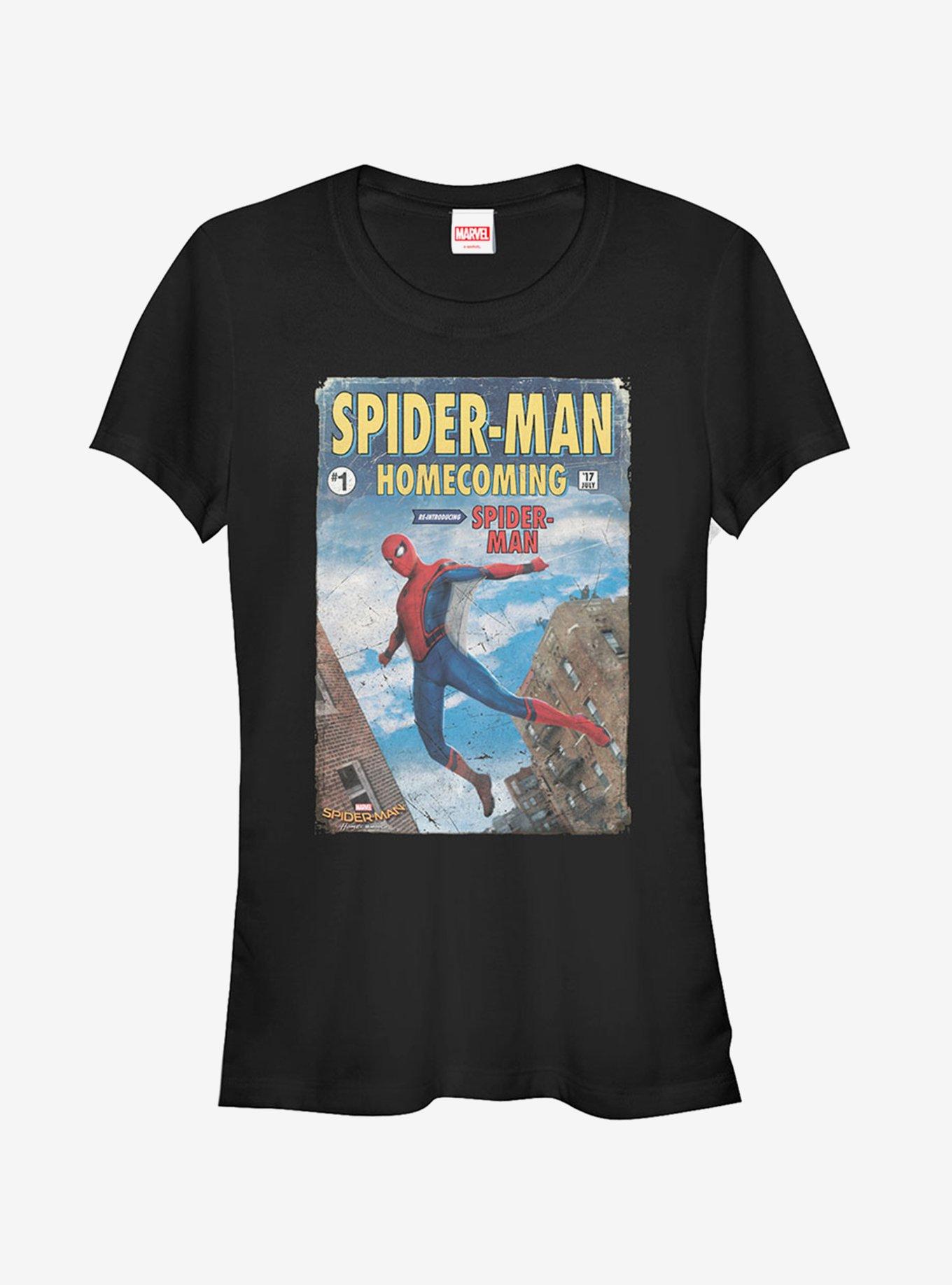 Marvel Spider-Man Homecoming Comic Book Girls T-Shirt, , hi-res
