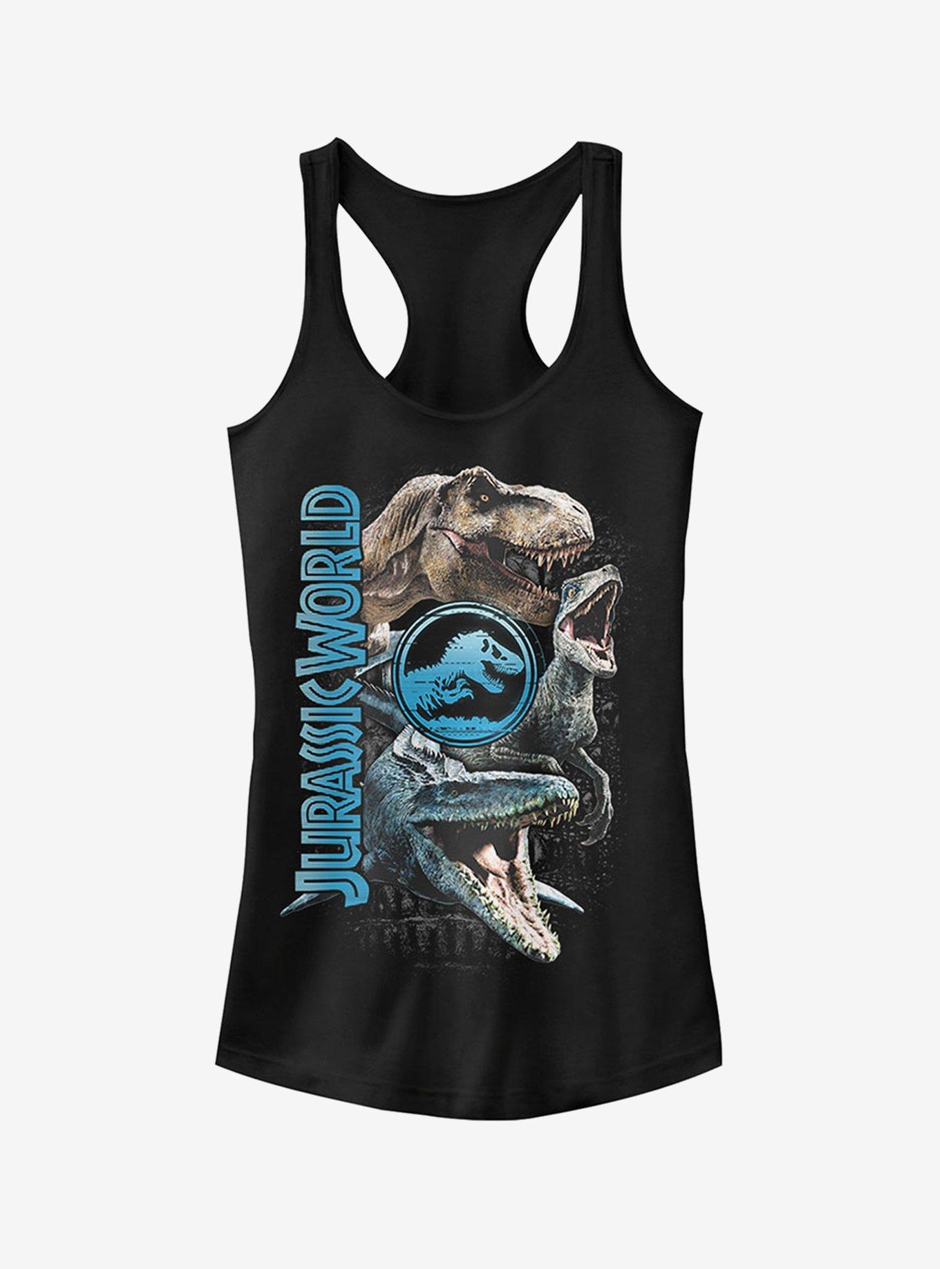 Jurassic World Fallen Kingdom Dinosaur Montage Girls Tank, , hi-res