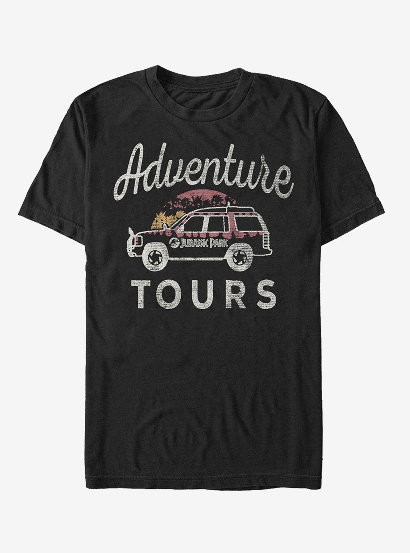 Adventure Car Tours T-Shirt, BLACK, hi-res