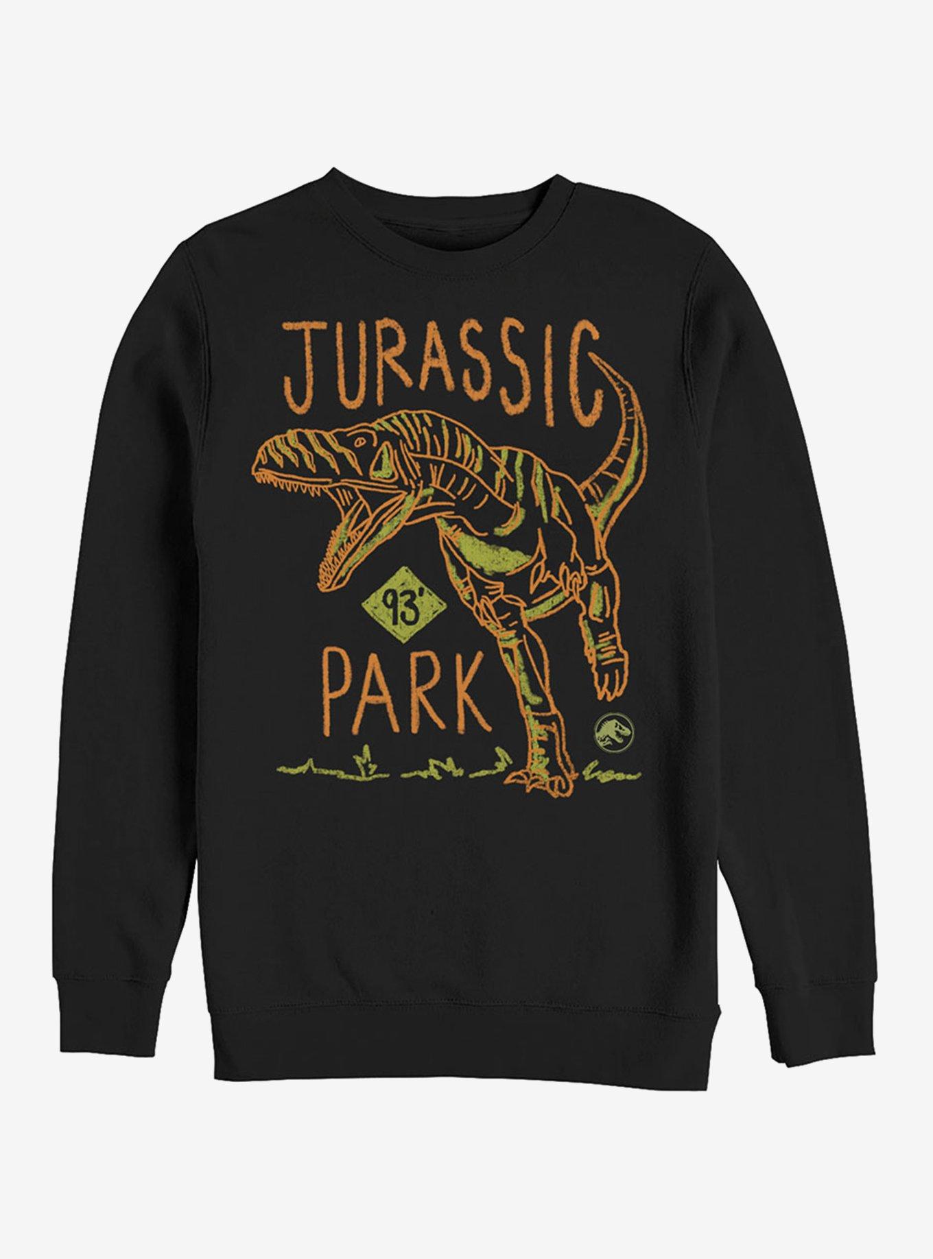 T. Rex Crayon Print Sweatshirt, , hi-res