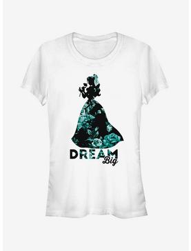 Disney Belle Dream Big Floral Print Girls T-Shirt, WHITE, hi-res