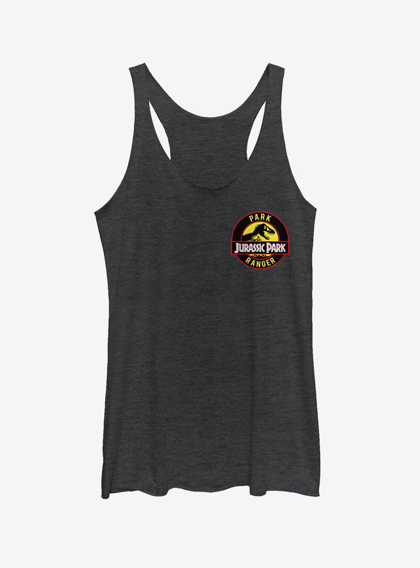 Ranger Logo Badge Girls Tank, BLK HTR, hi-res