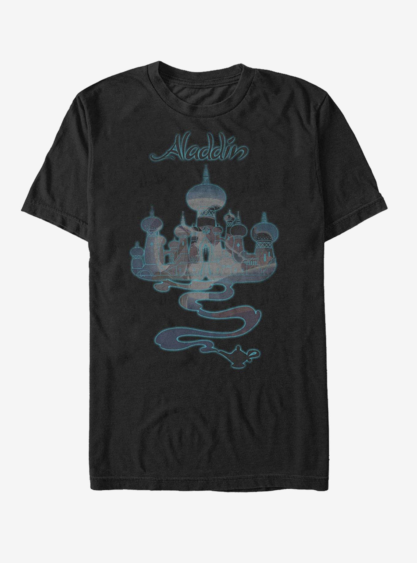 Disney Aladdin Agrabah Smoke T-Shirt, BLACK, hi-res