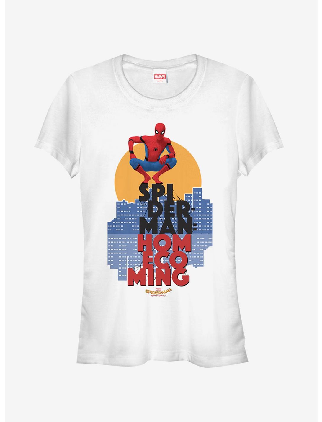 Marvel Spider-Man Homecoming City Girls T-Shirt, WHITE, hi-res