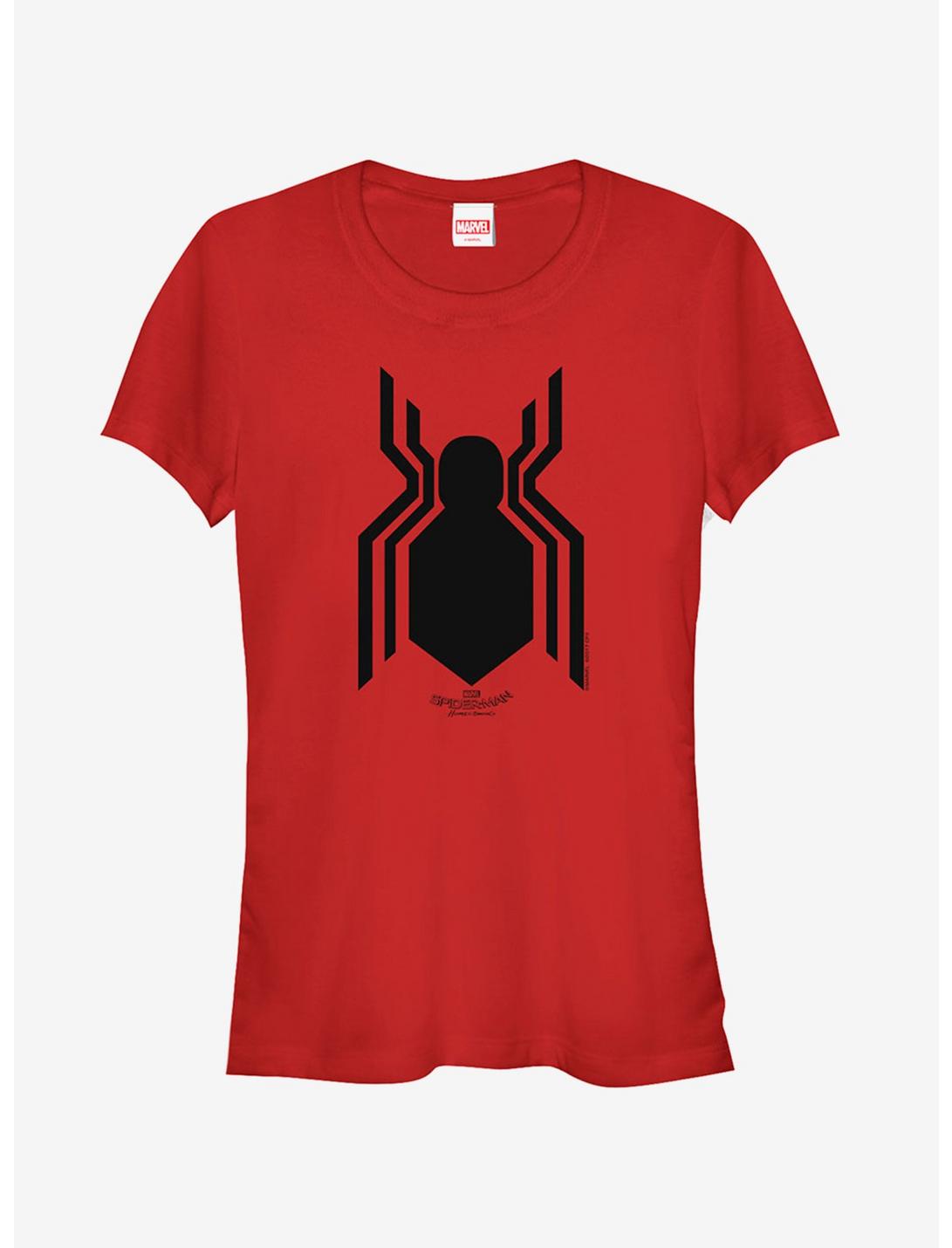 Marvel Spider-Man Homecoming Classic Logo Girls T-Shirt, RED, hi-res
