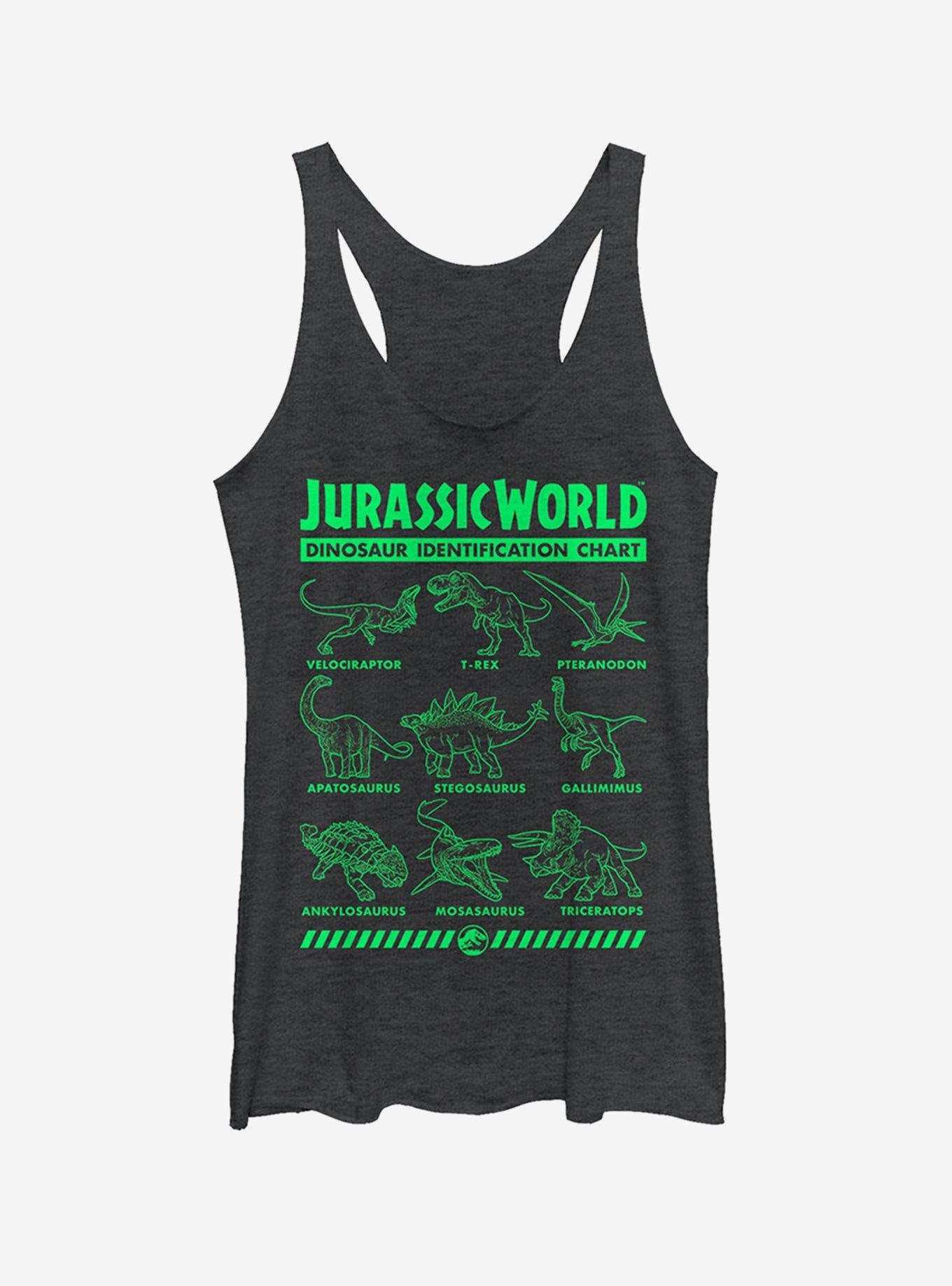 Jurassic World Fallen Kingdom Dinosaur Identification Card Girls Tank, , hi-res