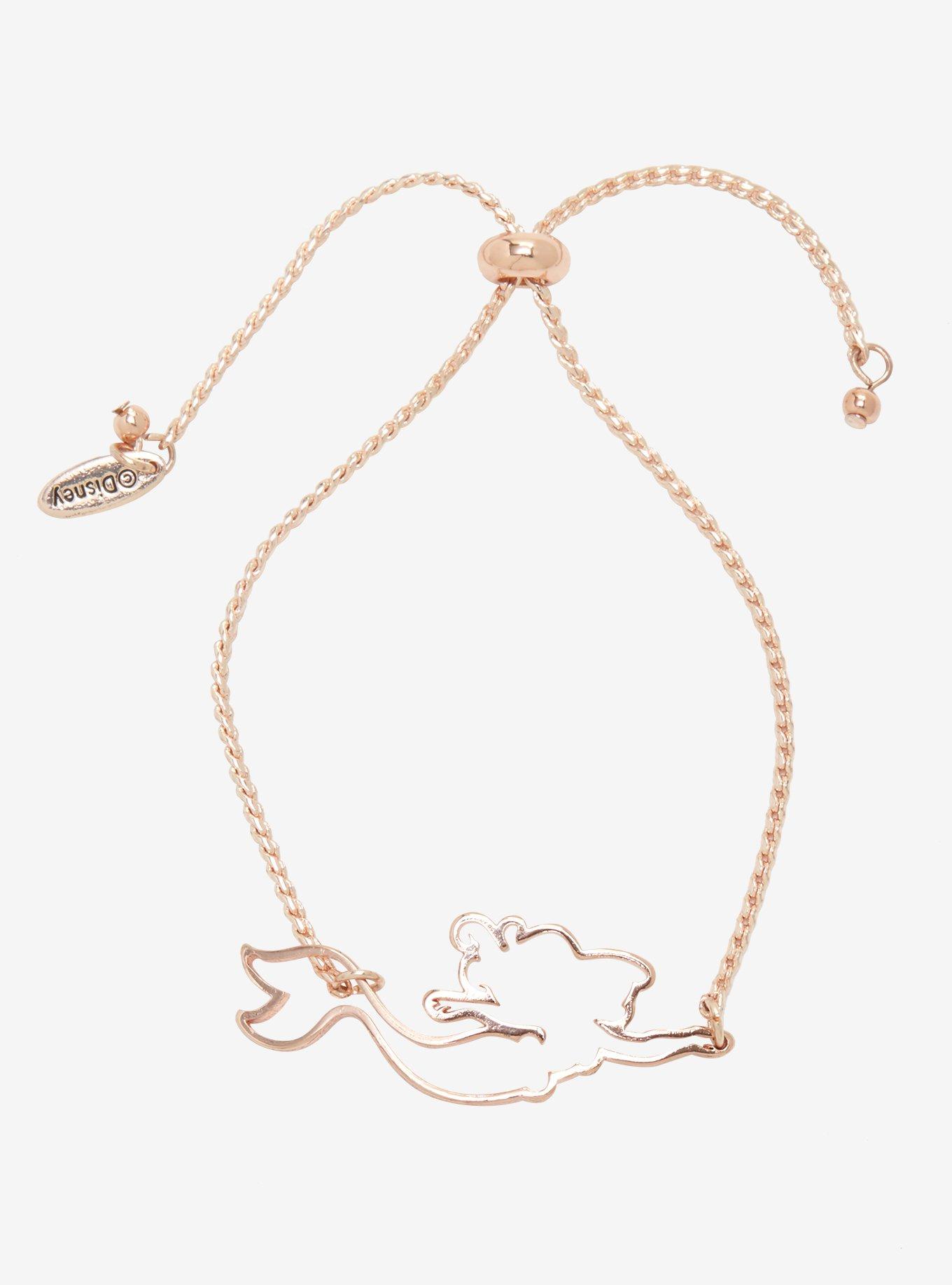 Disney The Little Mermaid Ariel Outline Toggle Bracelet, , hi-res