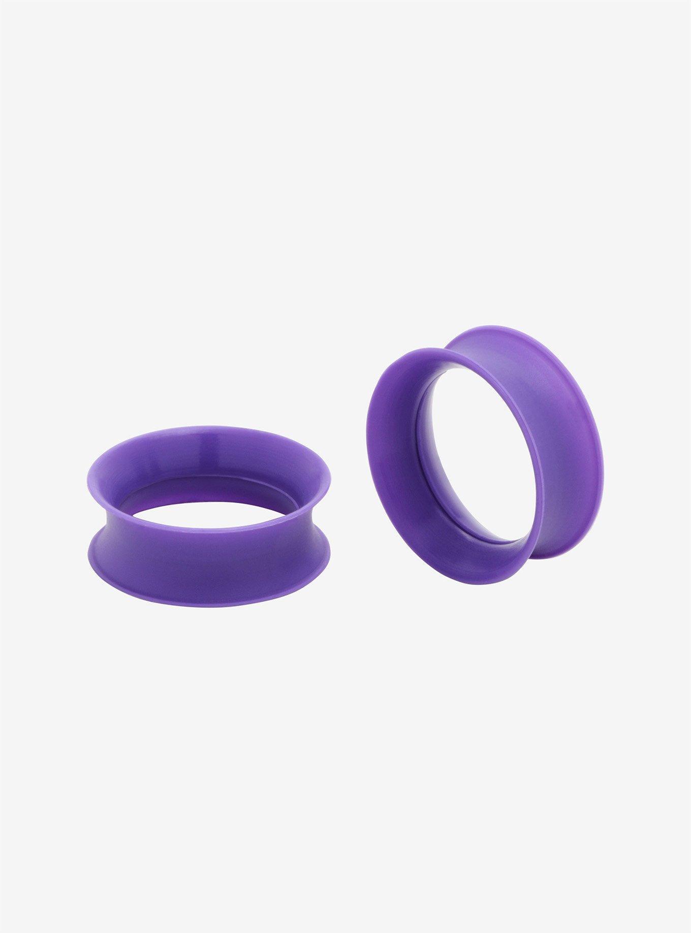 Kaos Softwear Purple Earskin Eyelet Plug 2 Pack Hot Topic