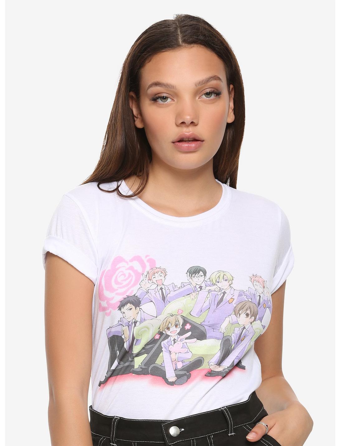 Ouran High School Host Club Group Couch Girls T-Shirt, MULTI, hi-res